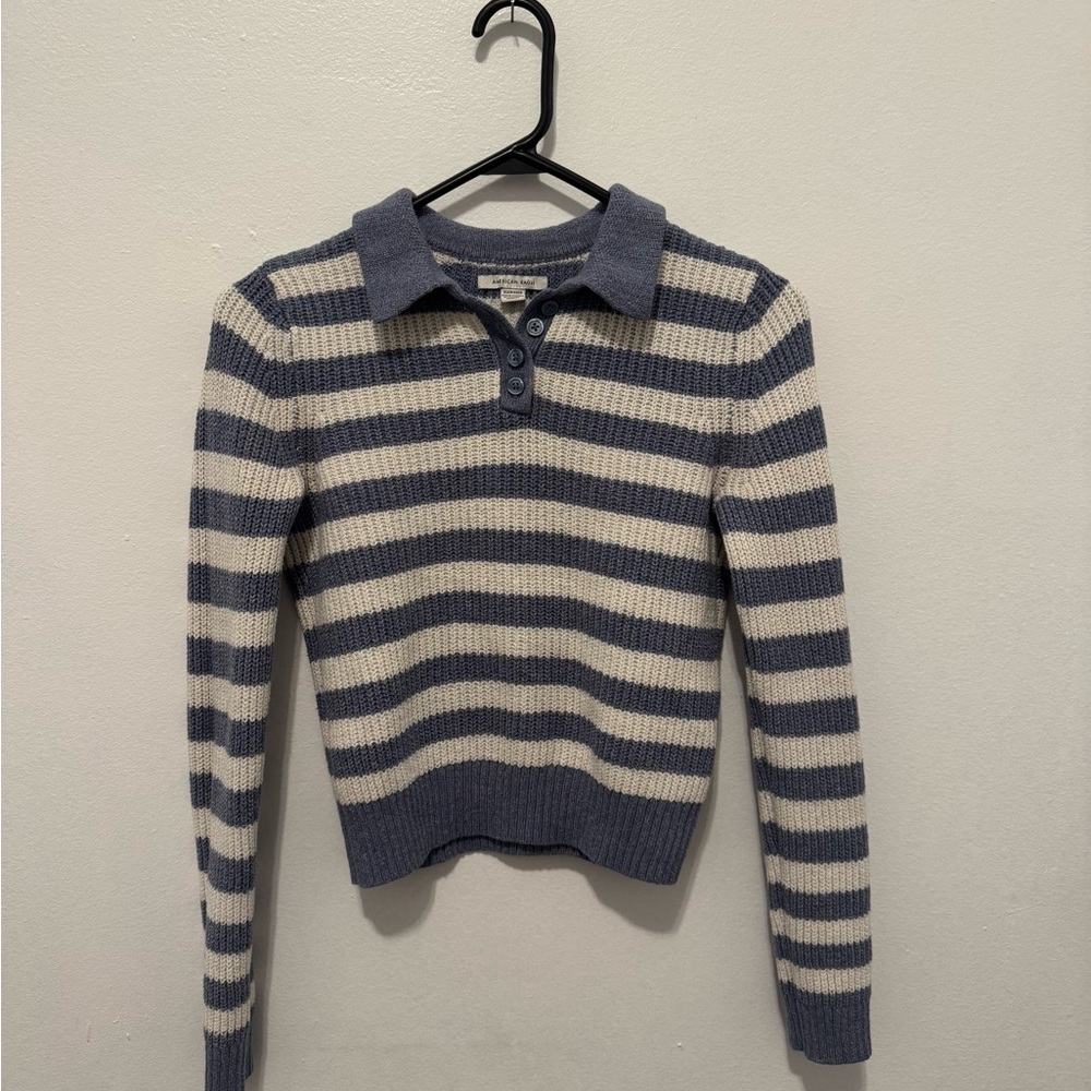 American Eagle Outfitters Striped Long Sleeve Top